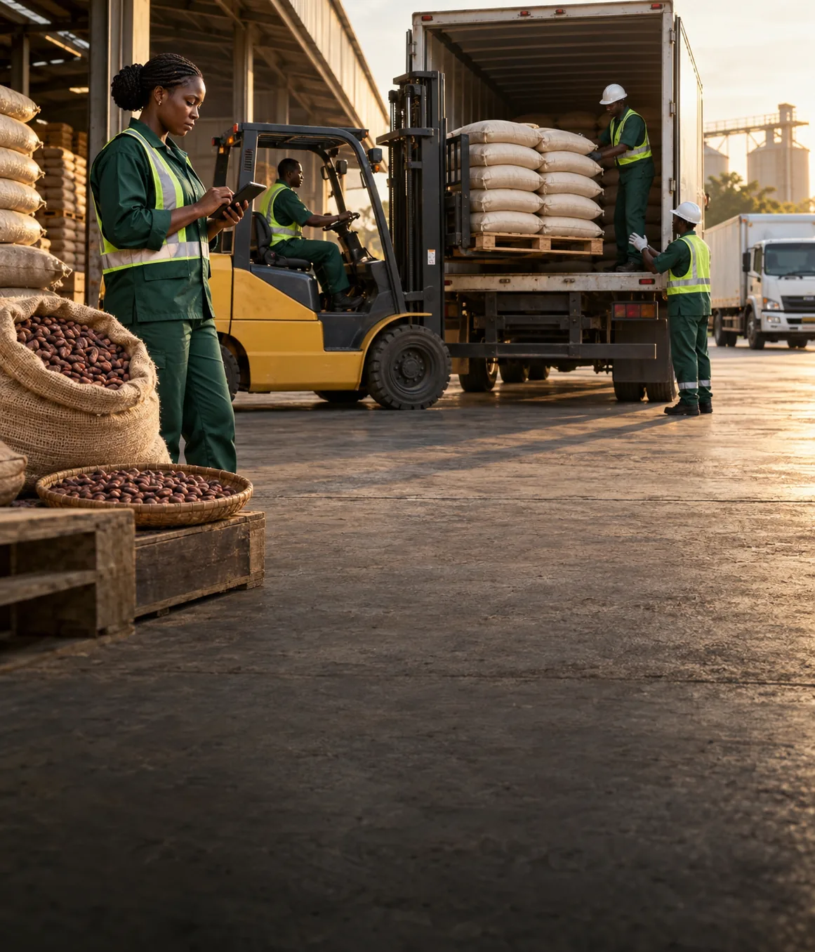 Agro-commodities coordinated for industrial delivery